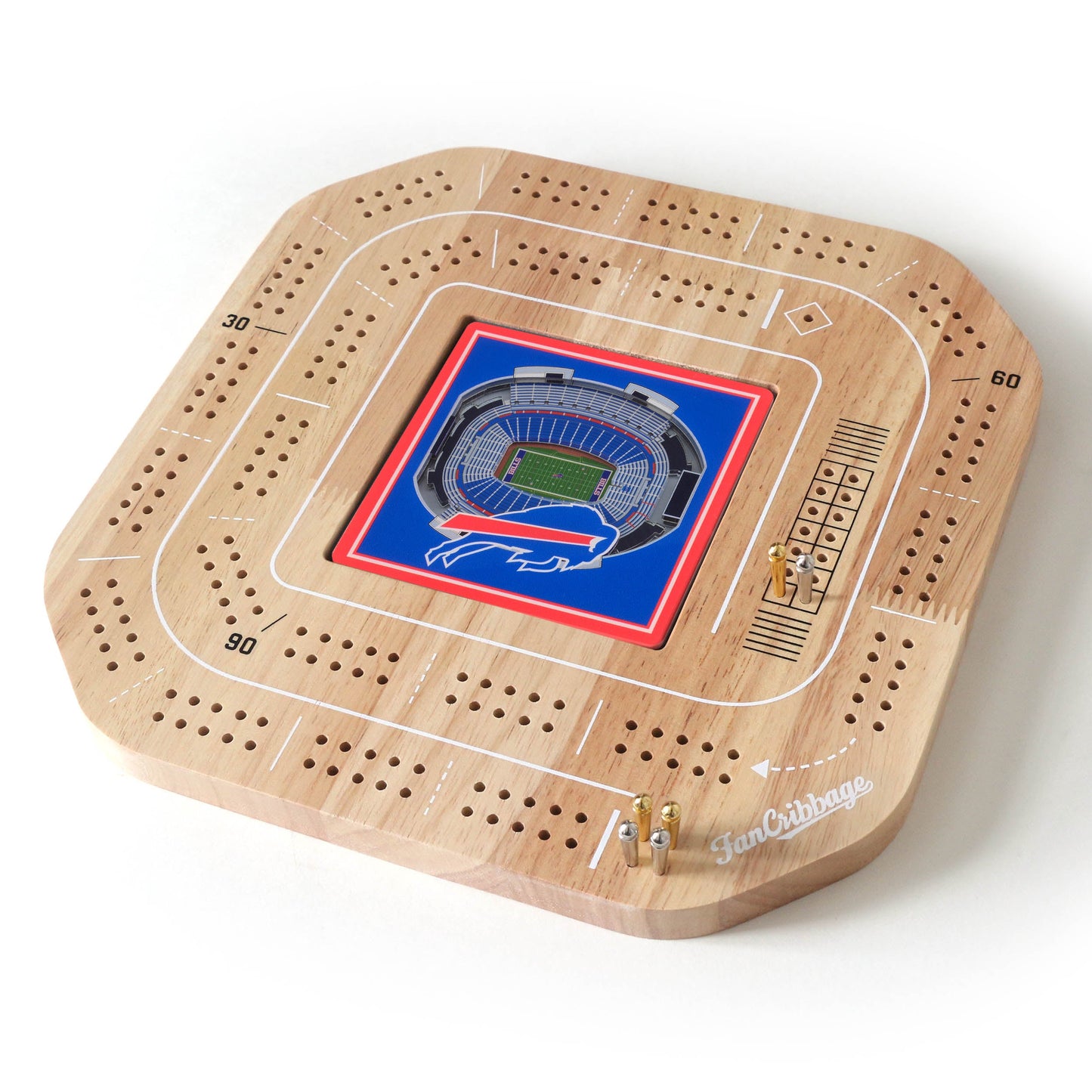 NFL Buffalo Bills StadiumView Cribbage Game
