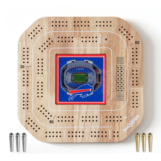 NFL Buffalo Bills StadiumView Cribbage Game