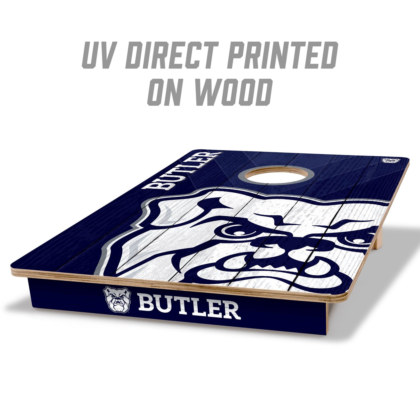 NCAA Butler Bulldogs 2' X 3' All-Wood Cornhole Set - Alt 1