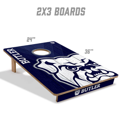 NCAA Butler Bulldogs 2' X 3' All-Wood Cornhole Set - Alt 4