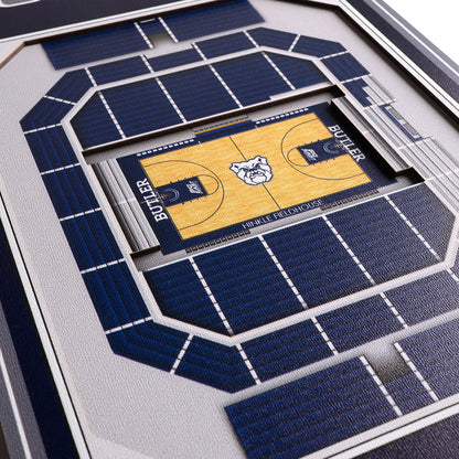 NCAA Butler Bulldogs 3D Stadium Banner 8' X 32'