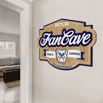 Butler Bulldogs Fan Cave Sign Alt 2