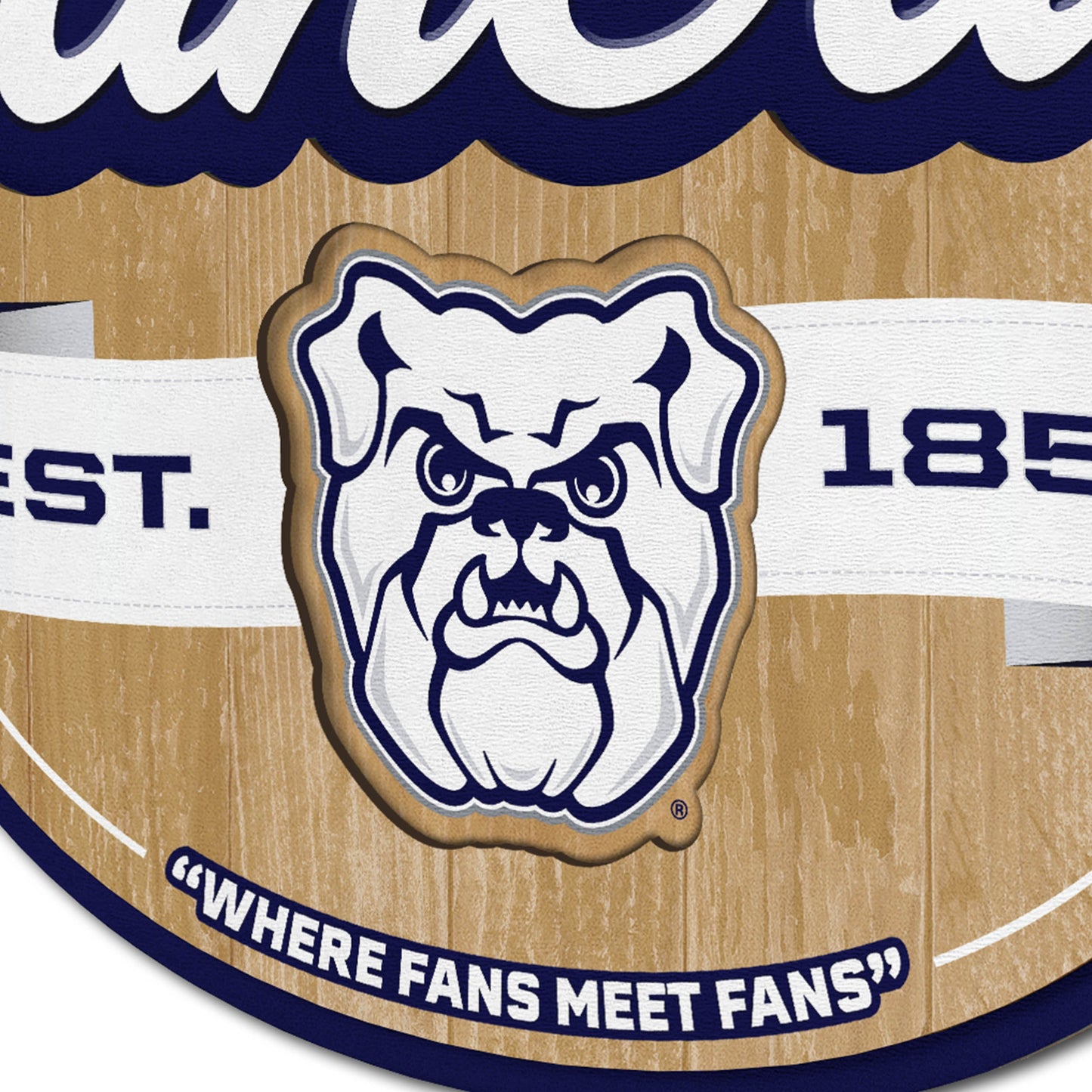 Butler Bulldogs Fan Cave Sign Alt 3