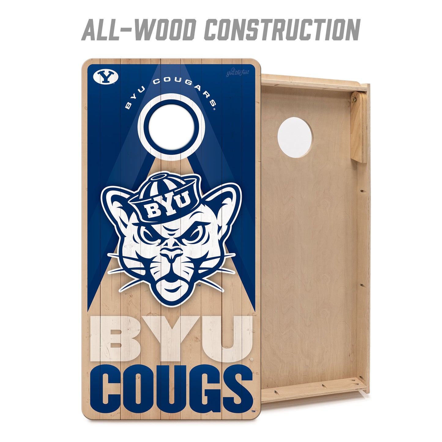 NCAA BYU Cougars 2' x 4' Slogan Series Cornhole