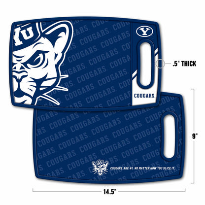BYU Cougars Logo Series Cutting Board Alt 1