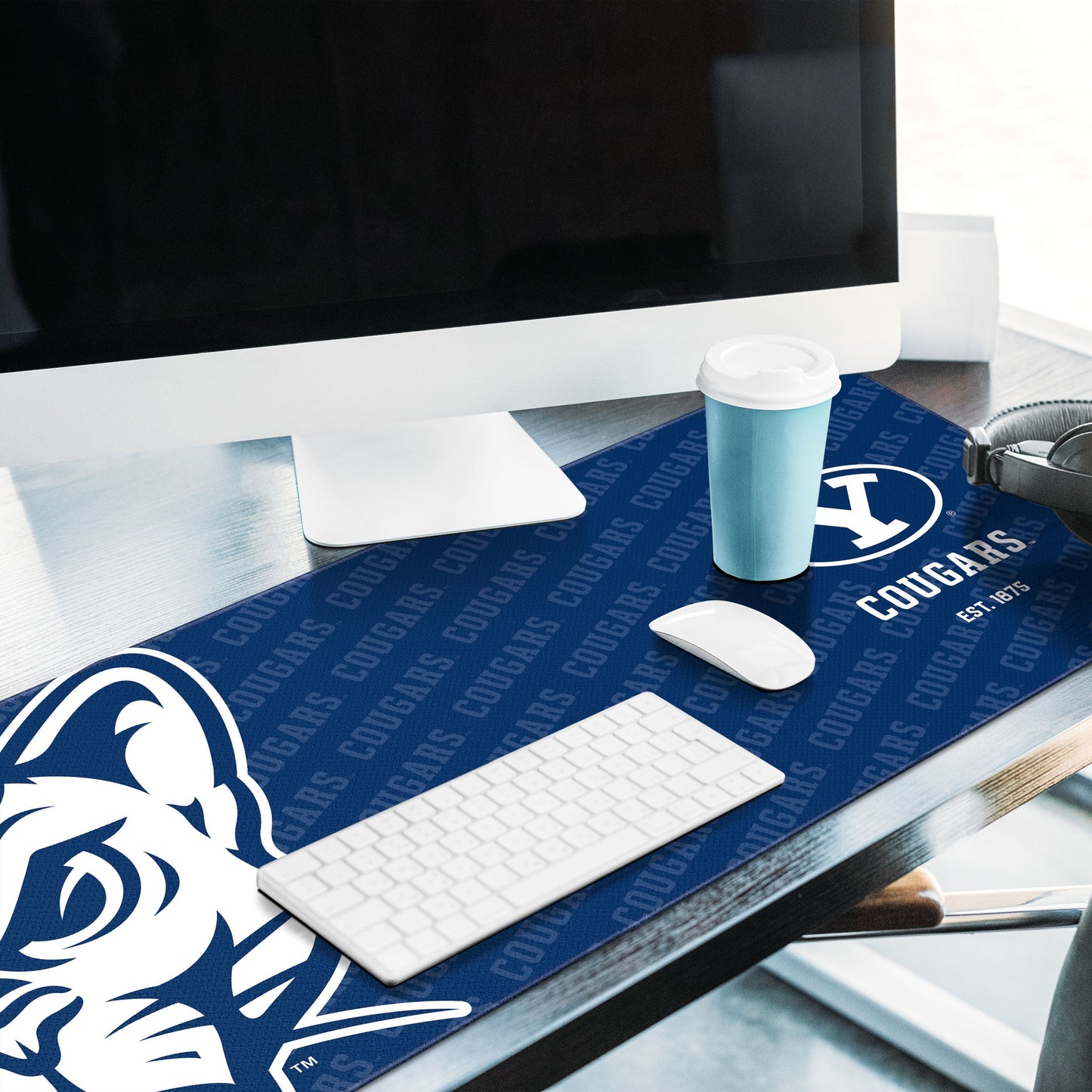 BYU Cougars Logo Series Desk Pad Alt 2