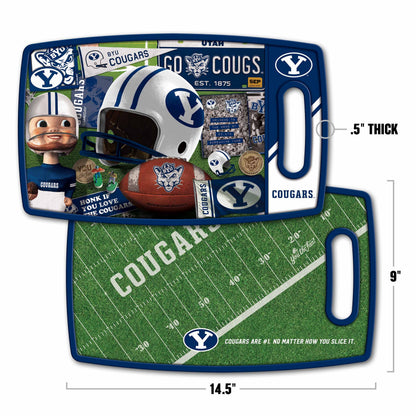 BYU Cougars Retro Series Cutting Board Alt 1