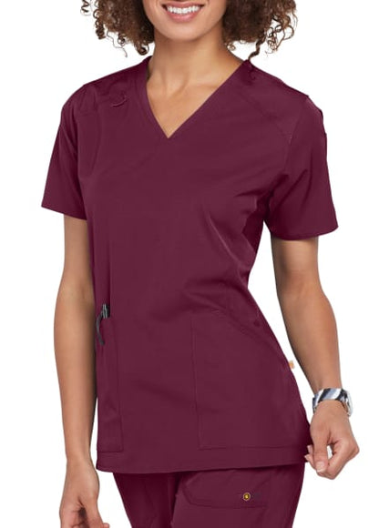 MULTI-POCKET V-NECK TOP C12106