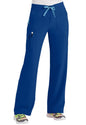 CROSS FLEX UTILITY BOOT CUT SCRUB PANT C52110 with multiple pockets and a drawstring, displayed on a mannequin with visible multicolored sneakers.