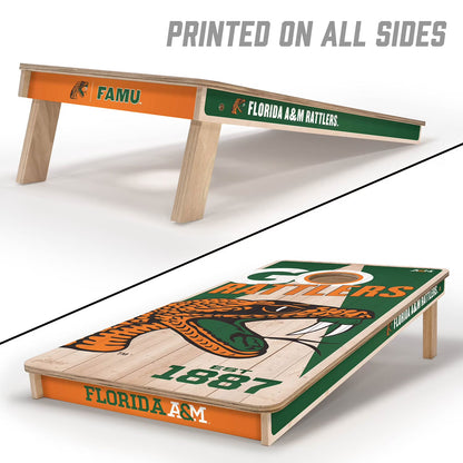 NCAA Florida A&M Rattlers 2' x 4' Slogan Series Cornhole