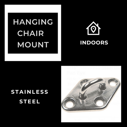 Indoor Ceiling Hammock Chair Swing Mount Kit