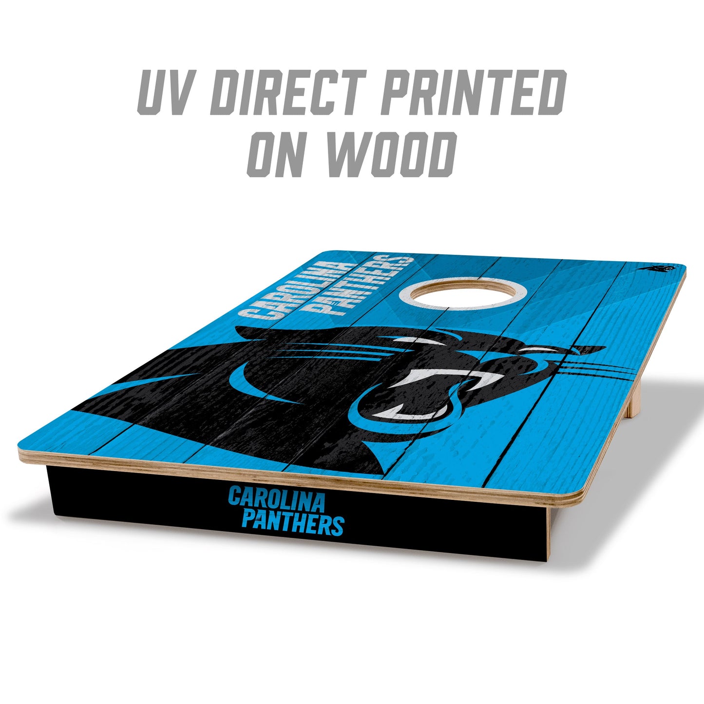 NFL Carolina Panthers 2' X 3' All-Wood Cornhole Set - Alt 1