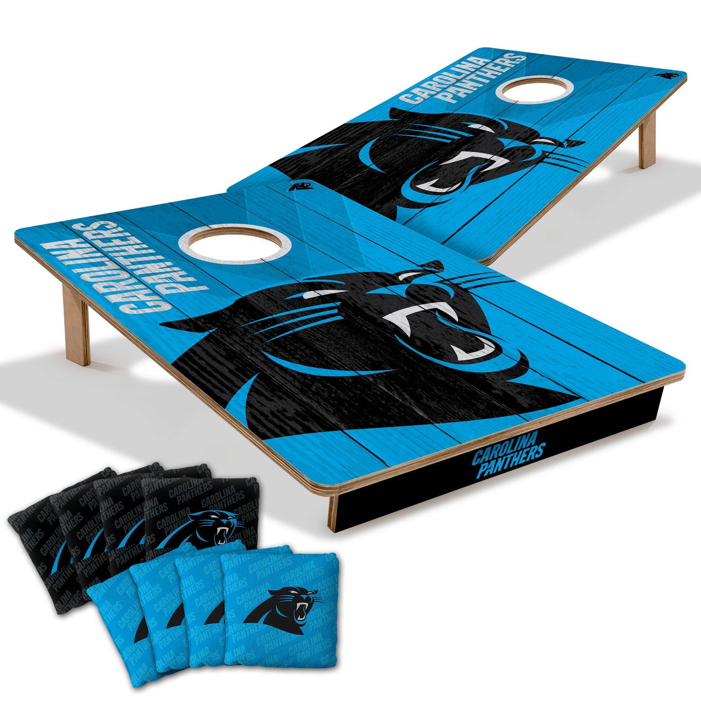 NFL Carolina Panthers 2' X 3' All-Wood Cornhole Set-main