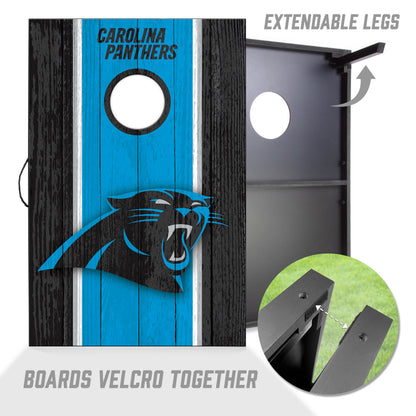 NFL Carolina Panthers 2' x 3' MDF Cornhole Set