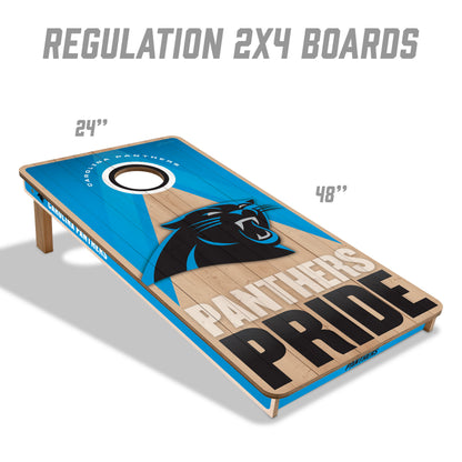 NFL Carolina Panthers 2' x 4' Slogan Series Cornhole