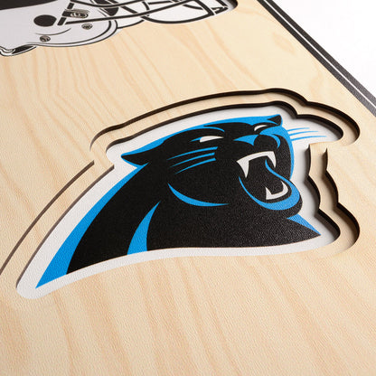 NFL Carolina Panthers 3D Stadium Banner 8' X 32'