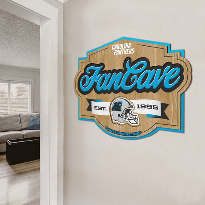 Carolina Panthers Fan Cave Wall Art Alt 2
