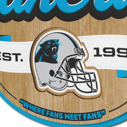 Carolina Panthers Fan Cave Wall Art Alt 3