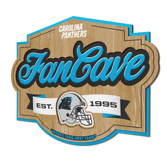 Carolina Panthers Fan Cave Wall Art