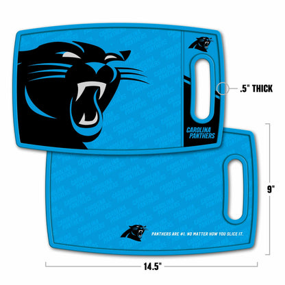 Carolina Panthers Logo Series Cutting Board Alt 1