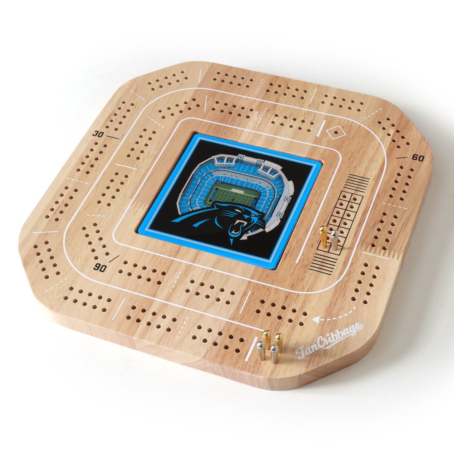 NFL Carolina Panthers StadiumView Cribbage Game