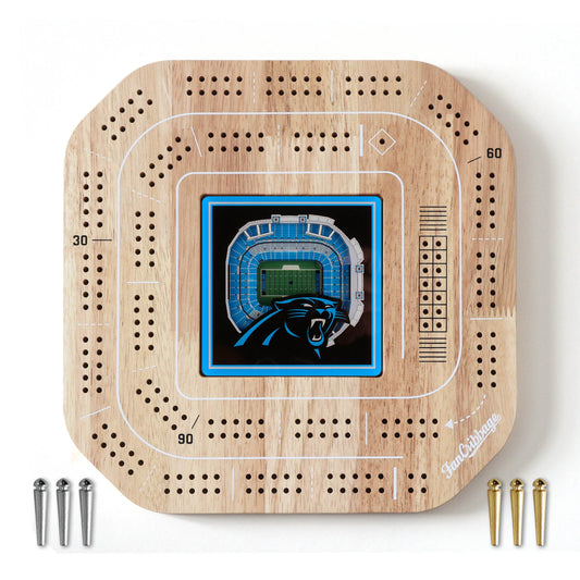 NFL Carolina Panthers StadiumView Cribbage Game