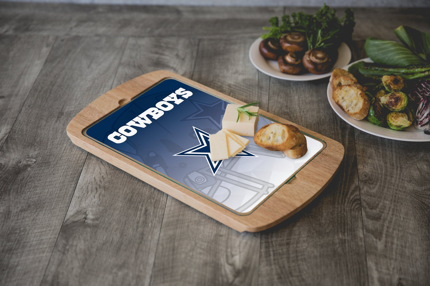 Dallas Cowboys - Billboard Glass Top Serving Tray