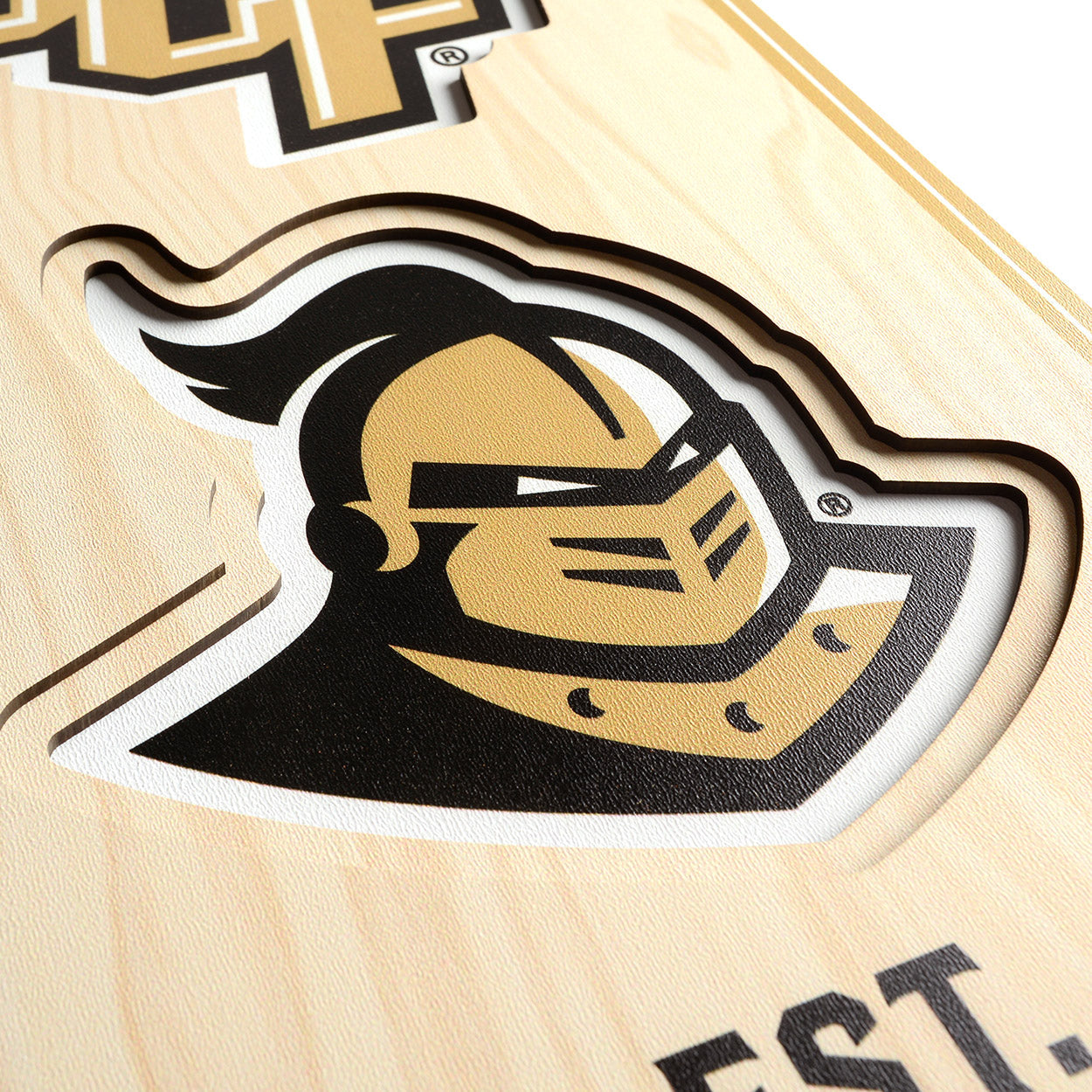 NCAA Central Florida Knights 3D Stadium Banner 8' X 32'