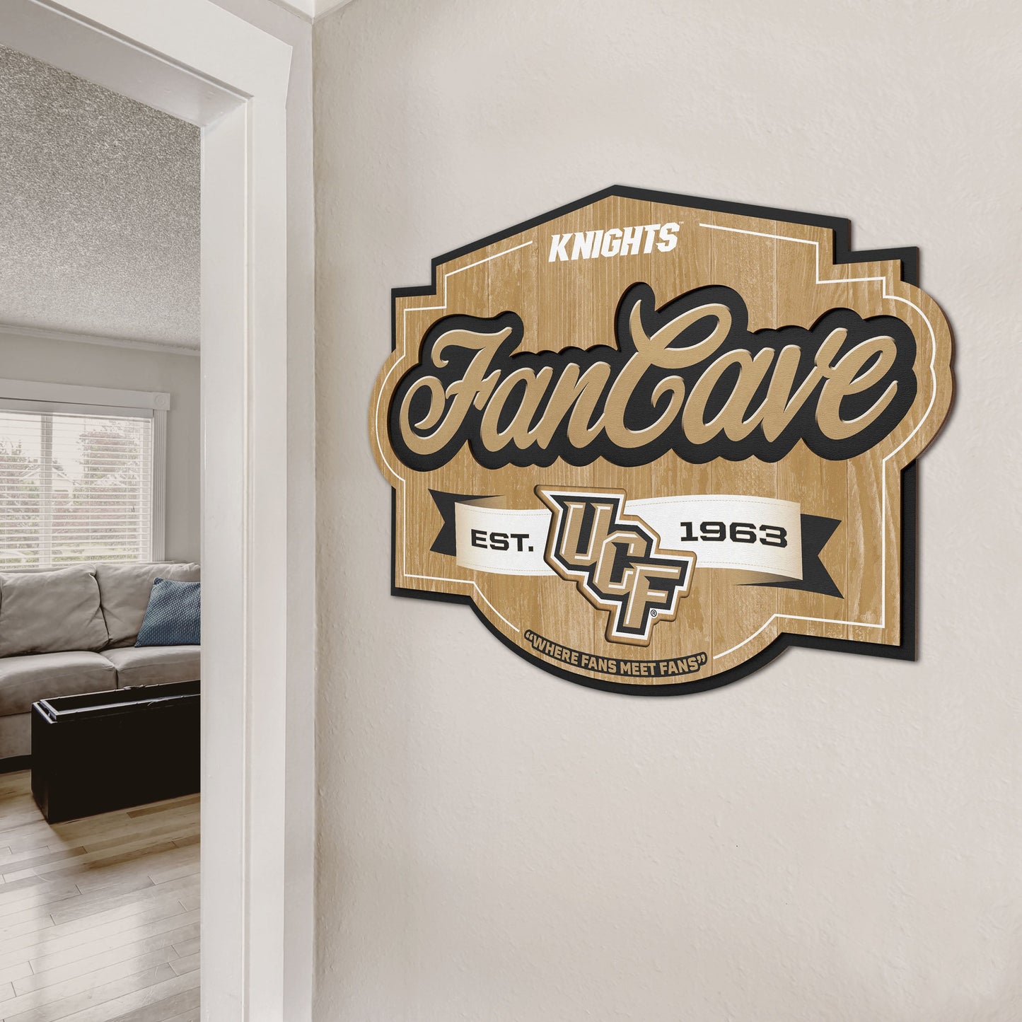 Central Florida Knights Fan Cave Sign Alt 2