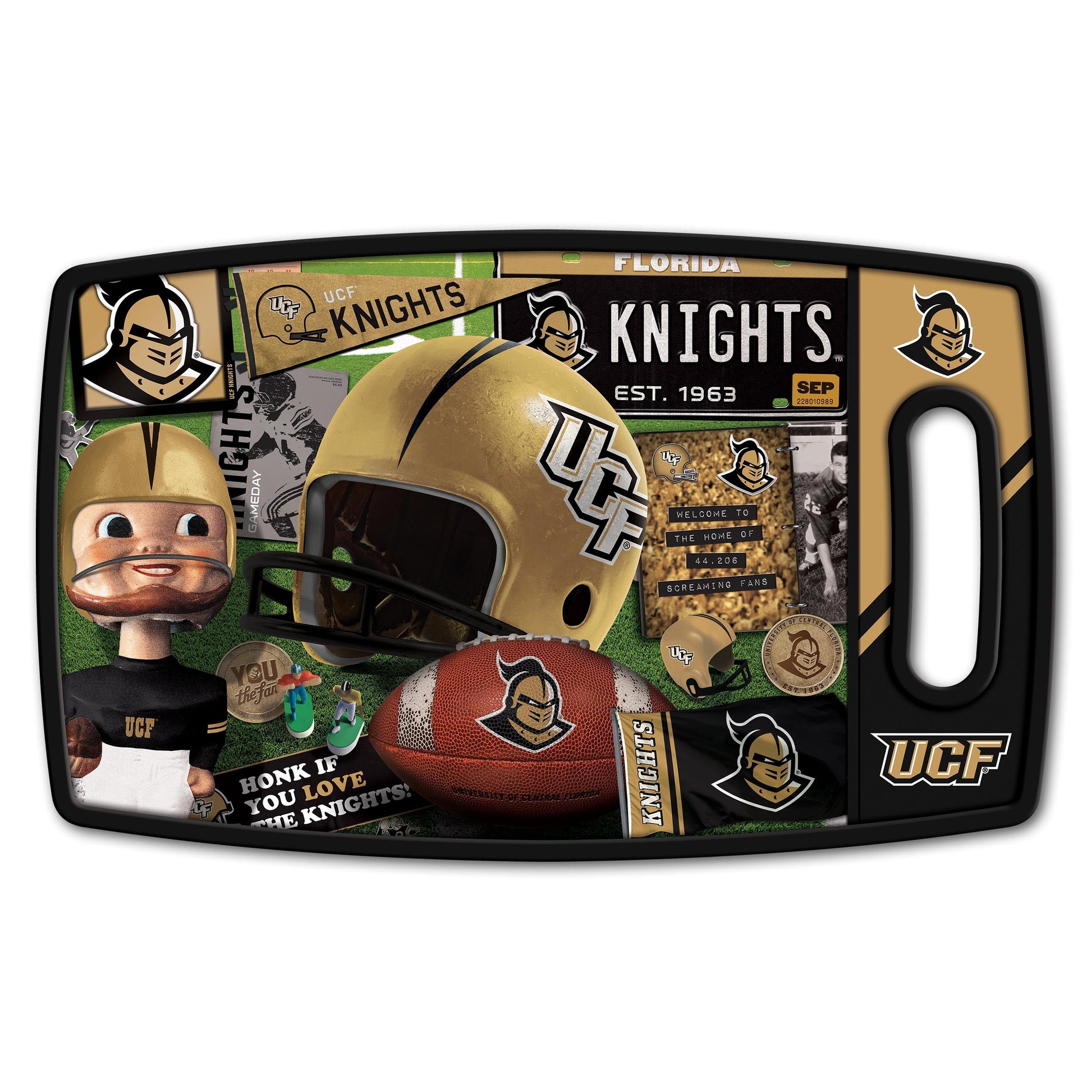 Central Florida Knights Retro Series Cutting Board