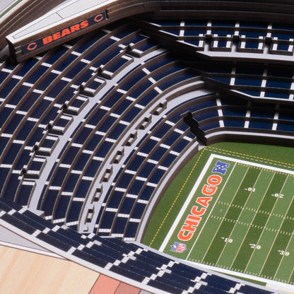 NFL Chicago Bears 25-Layer StadiumView Wallart