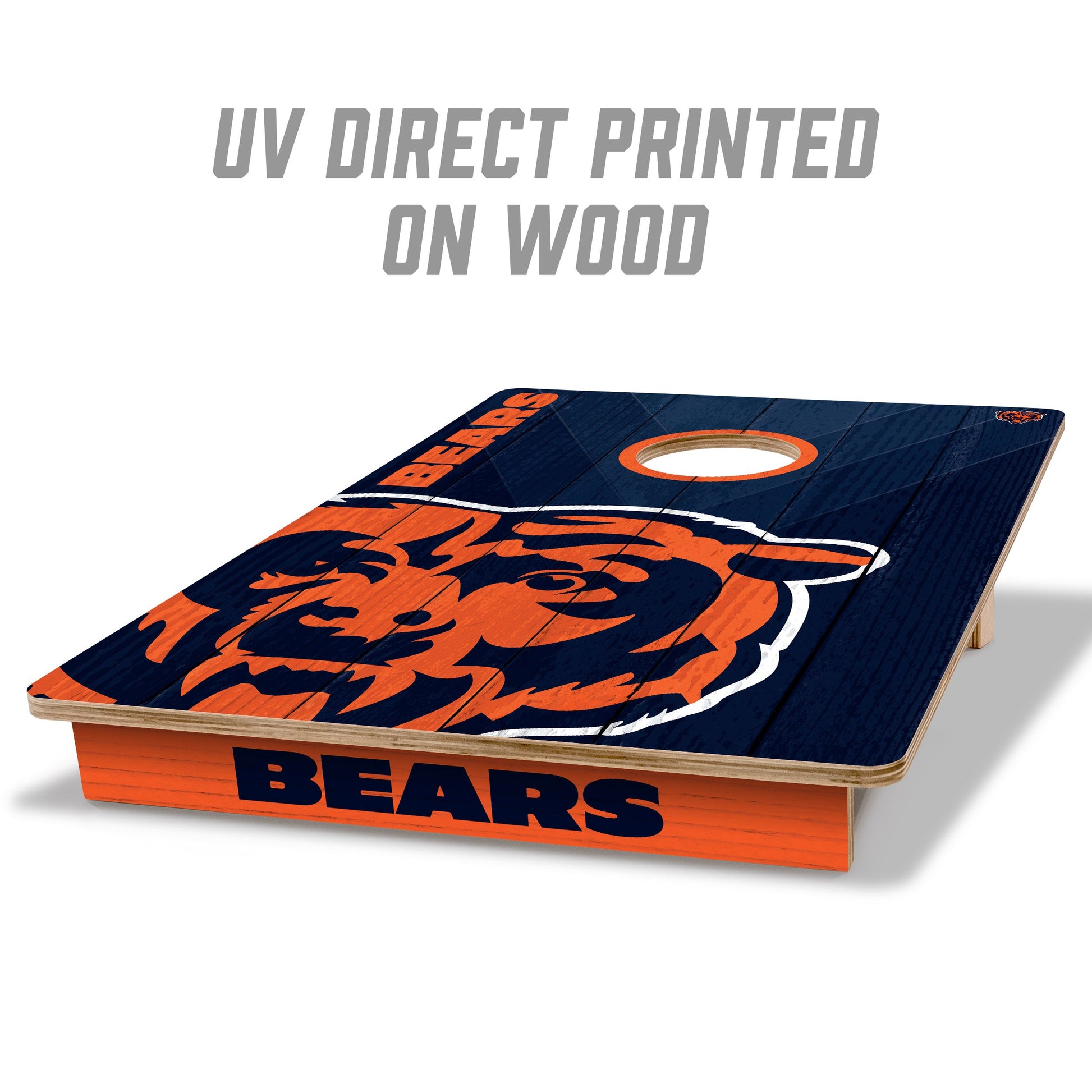 NFL Chicago Bears 2' X 3' All-Wood Cornhole Set - Alt 1