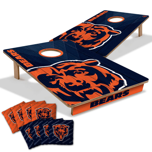 NFL Chicago Bears 2' X 3' All-Wood Cornhole Set-main
