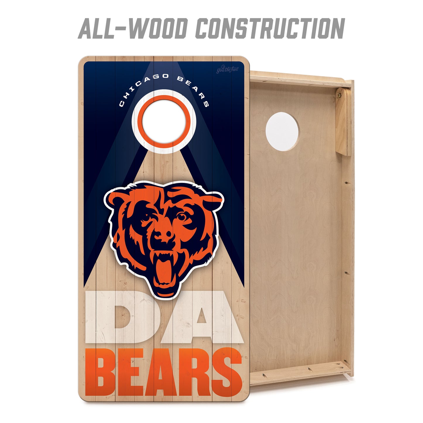 NFL Chicago Bears 2' x 4' Slogan Series Cornhole
