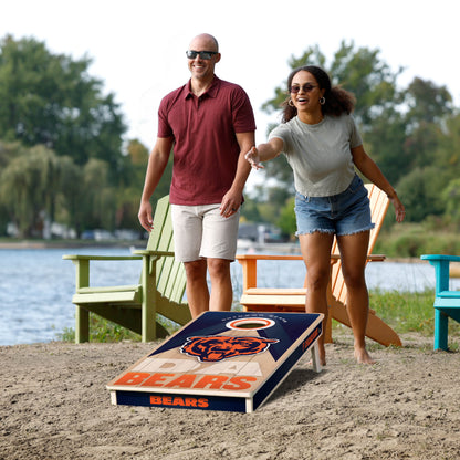 NFL Chicago Bears 2' x 4' All-Wood Cornhole Set