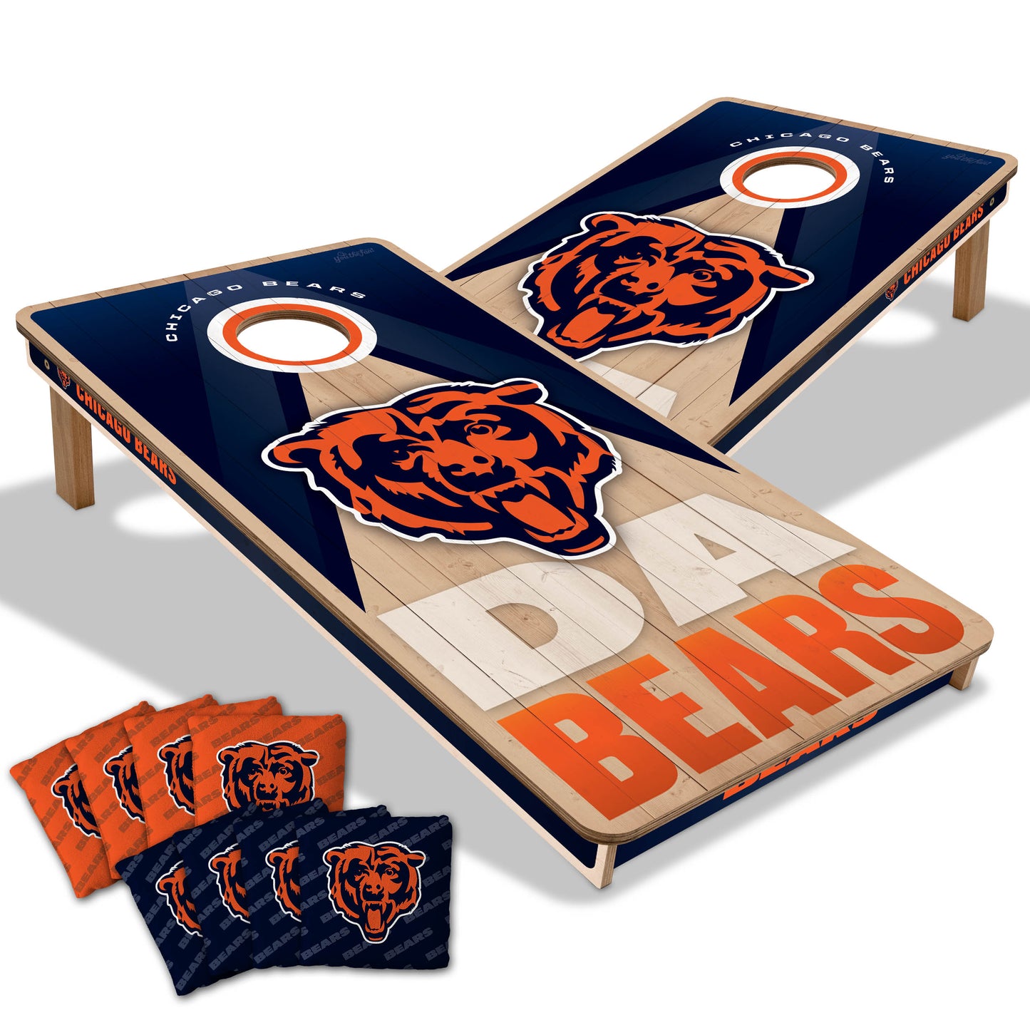 NFL Chicago Bears 2' x 4' Slogan Series Cornhole