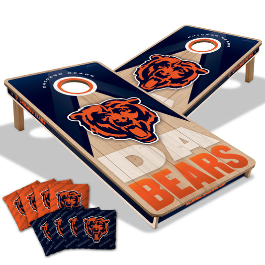 NFL Chicago Bears 2' x 4' Slogan Series Cornhole