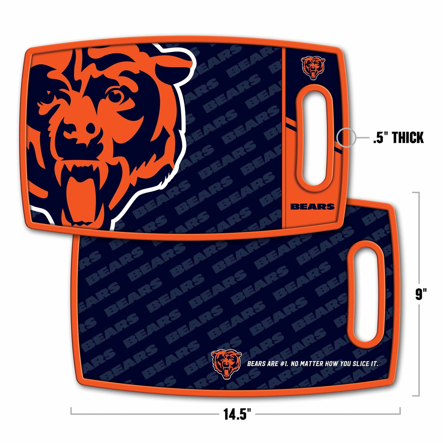Chicago Bears Logo Series Cutting Board Alt 1