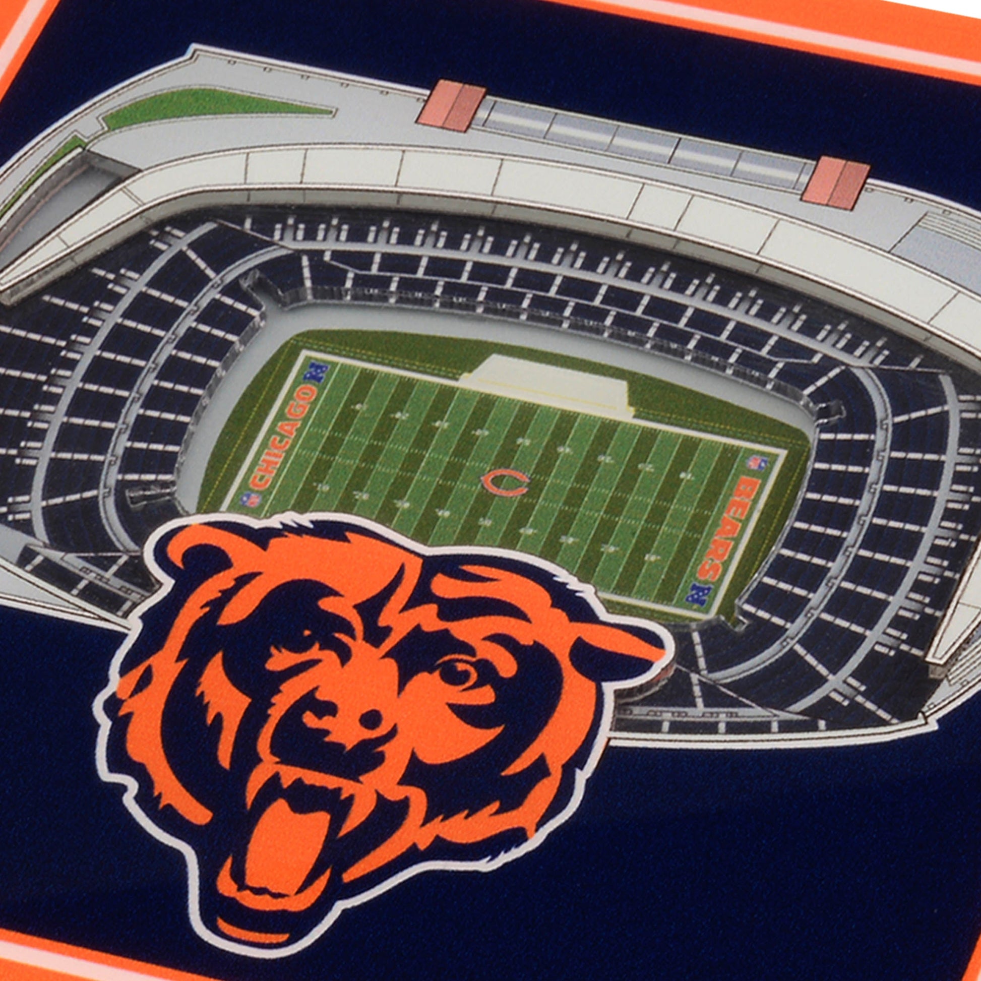 NFL Chicago Bears StadiumView Cribbage Game