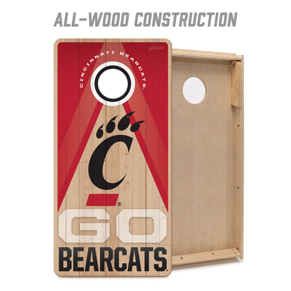 NCAA Cincinnati Bearcats 2' x 4' Slogan Series Cornhole