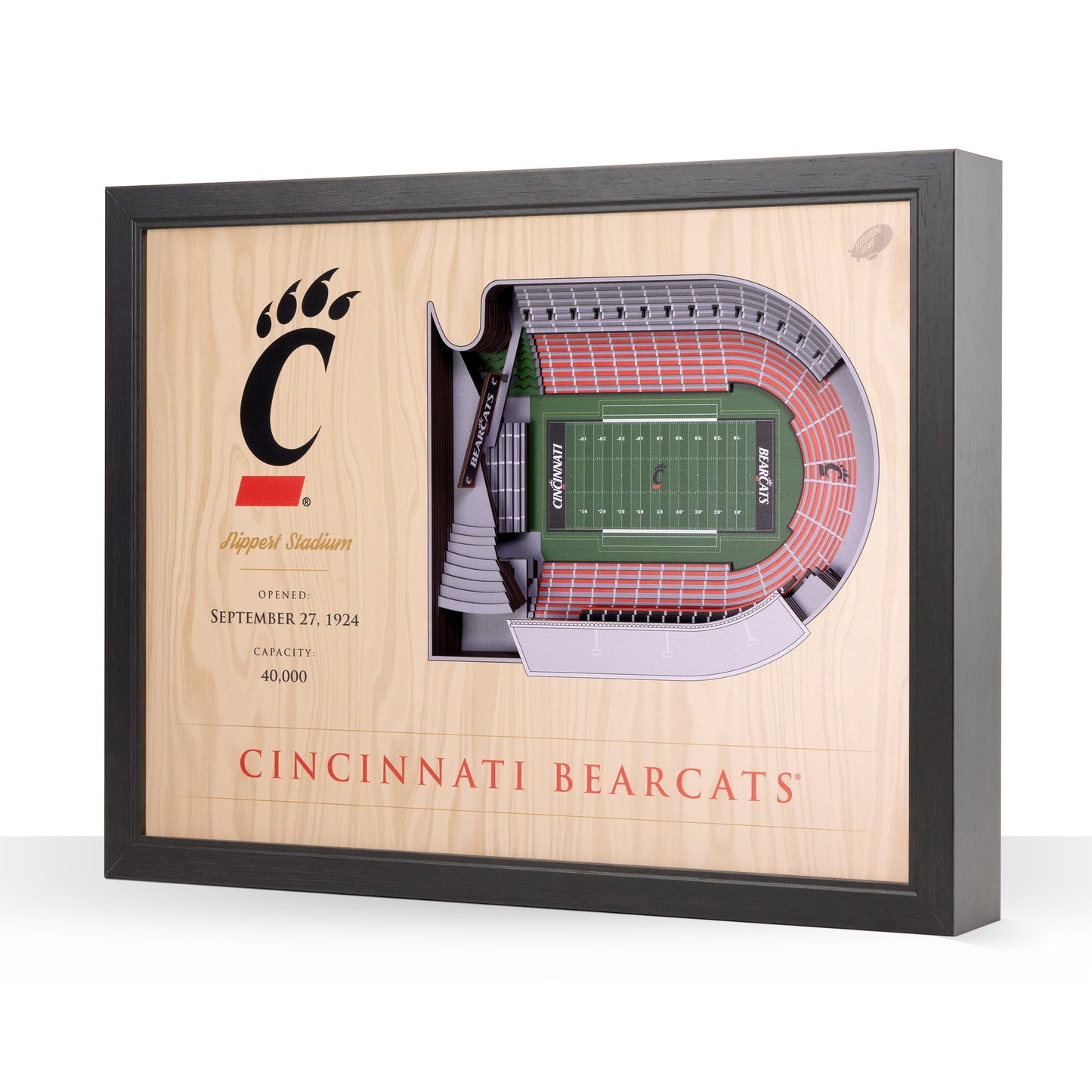 NCAA Cincinnati Bearcats 25-Layer StadiumView Wallart