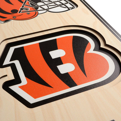 NFL Cincinnati Bengals 3D Stadium Banner 8' X 32'