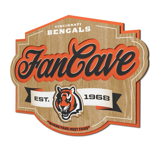 Cincinnati Bengals Fan Cave Wall Art