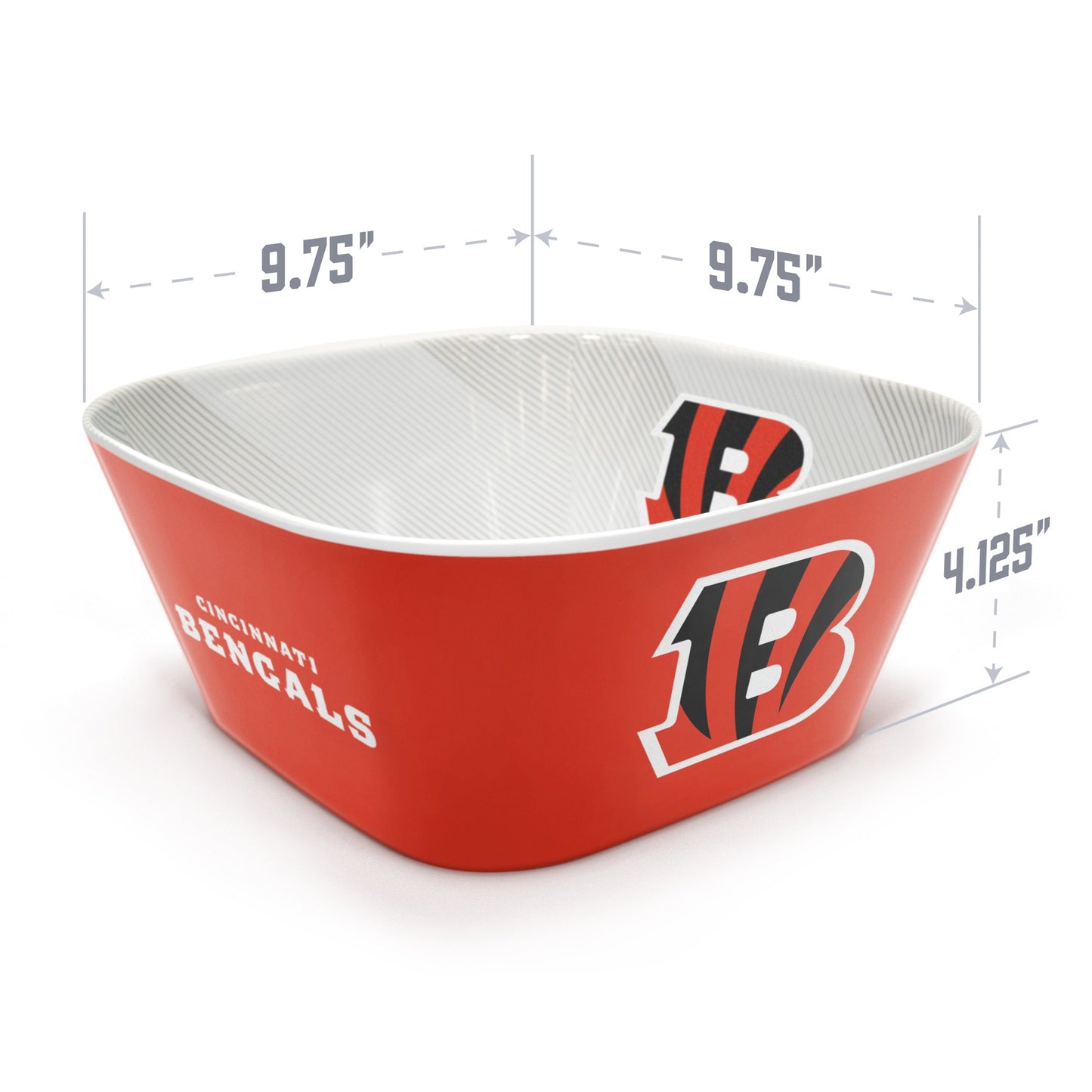 Cincinnati Bengals Large Party Bowl Alt 3