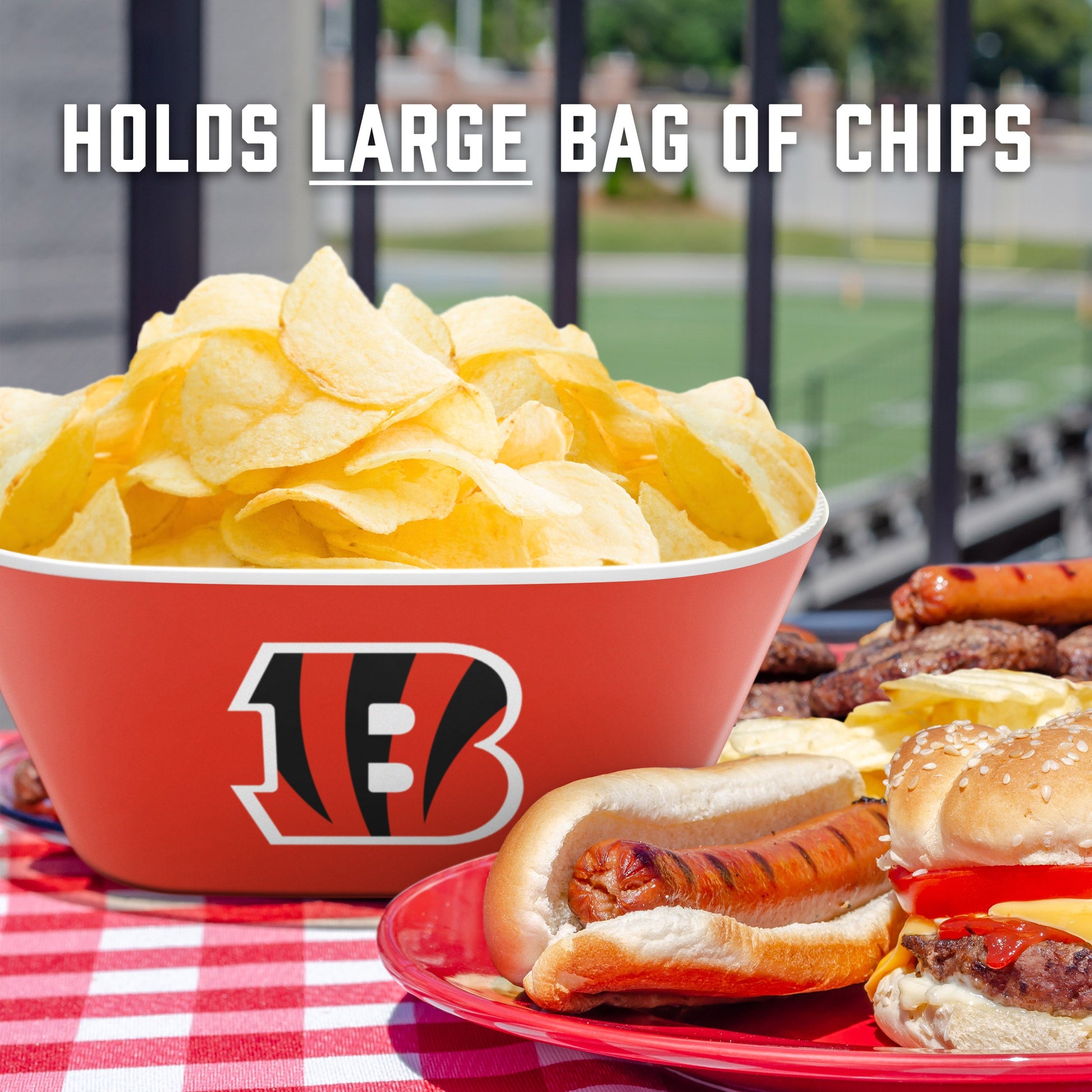 Cincinnati Bengals Large Party Bowl Alt 4