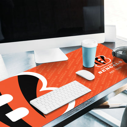 Cincinnati Bengals Logo Series Desk Pad Alt 2