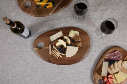 Washington & Lee Generals - Pebble Shaped Acacia Serving Board 15" x 10"