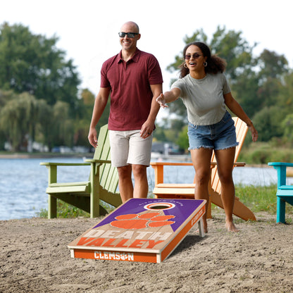 NCAA Clemson Tigers 2' x 4' Slogan Series Cornhole