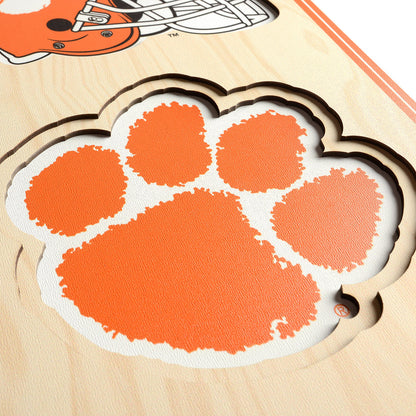 NCAA Clemson Tigers 3D Stadium Banner 8' X 32'