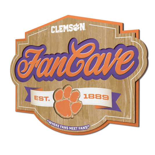 Clemson Tigers Fan Cave Sign